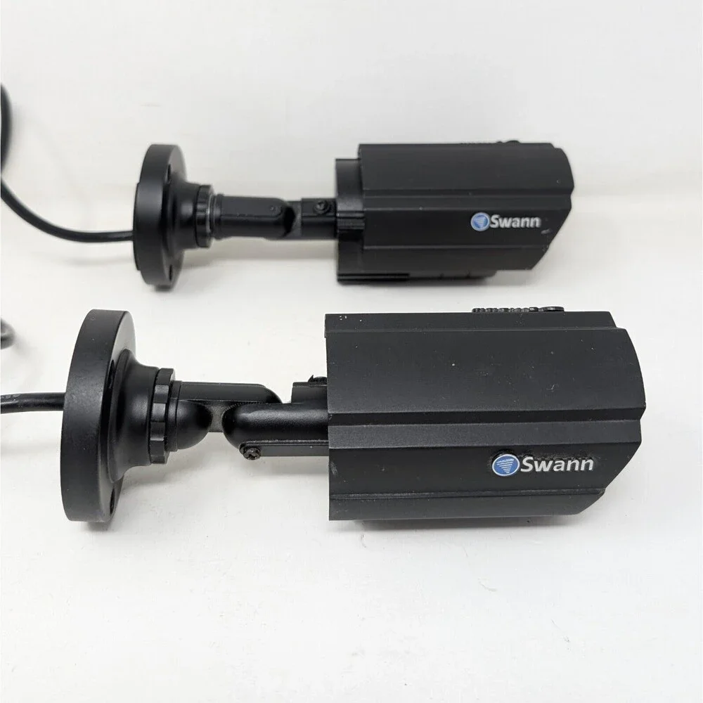 Swann Pro-530 Security Camera Lot Of 2 with Cables Pro Series CCTV